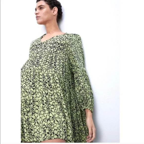 🍁HP🍁Zara Flowy Printed Dress - Picture 4 of 6